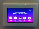 Toilettenbewertung im Flughafen Singapur